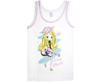 Biyo Kids Αμάνικο Φανελάκι Με Στάμπα Love Music Vest Top  Λευκό