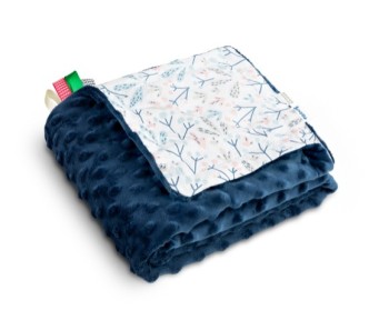Minky Κουβέρτα Sensillo Navy Blue Viburnum