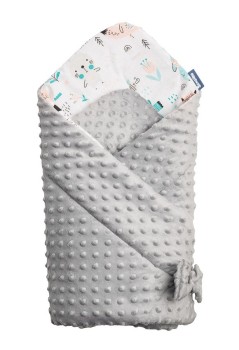 Χειμερινός Υπνόσακος - Κουβέρτακι Sensillo Minky Animals Light Grey