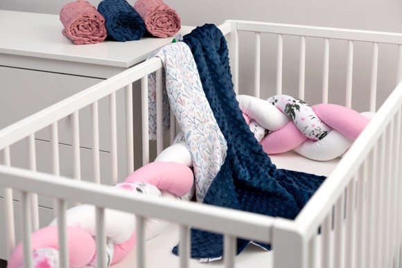 Minky Κουβέρτα Sensillo Navy Blue Viburnum