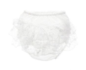 Milaboo σλιπάκι με φρου φρου «Lace» Λευκό