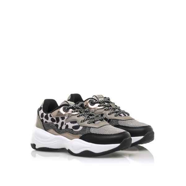 Sneakers 48602 Black/Silver