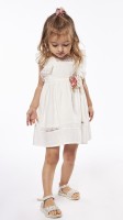 Εβίτα Παιδικό Φόρεμα Αμάνικο Εκρού 238501