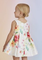Abel & Lula Παιδικό Φόρεμα Floral Κοντομάνικο Λευκό 23-05018-002