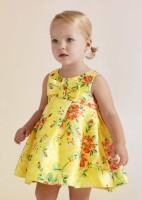 Abel & Lula Παιδικό Φόρεμα Floral Αμάνικο Κίτρινο 23-05019-003