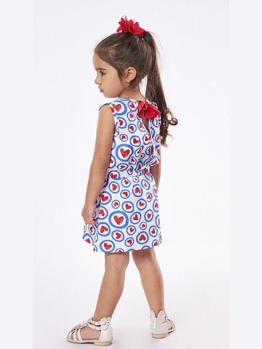 Εβίτα Παιδικό Φόρεμα Αμάνικο Λευκό 238247
