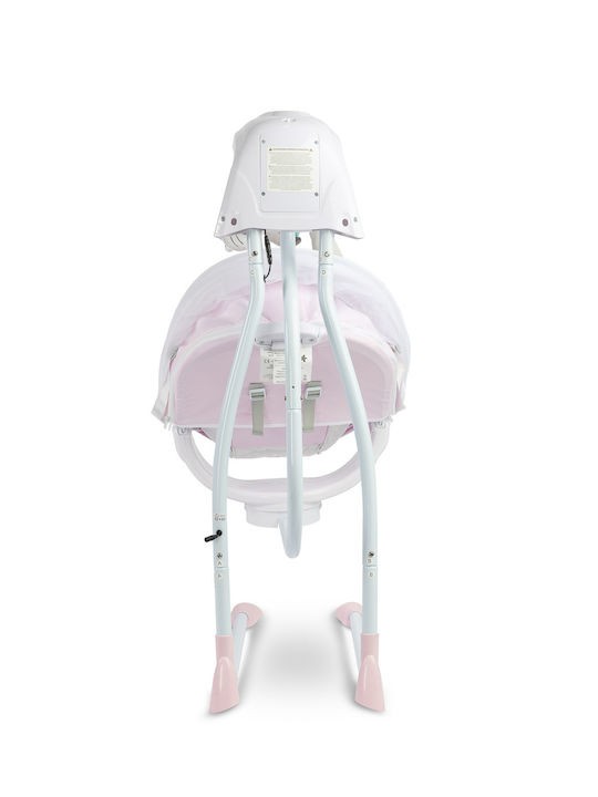 Caretero Ηλεκτρικό Relax Μωρού Κούνια Raffi Pink για Παιδί έως 12kg 37175317