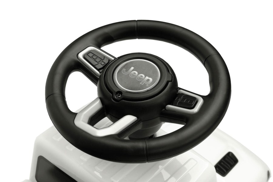 Παιδικό Ποδοκίνητο Αυτοκίνητο Μονοθέσιο Licensed Jeep Λευκό
