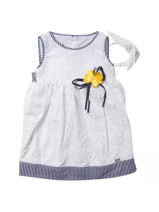 Εβίτα Παιδικό Φόρεμα Άσπρο