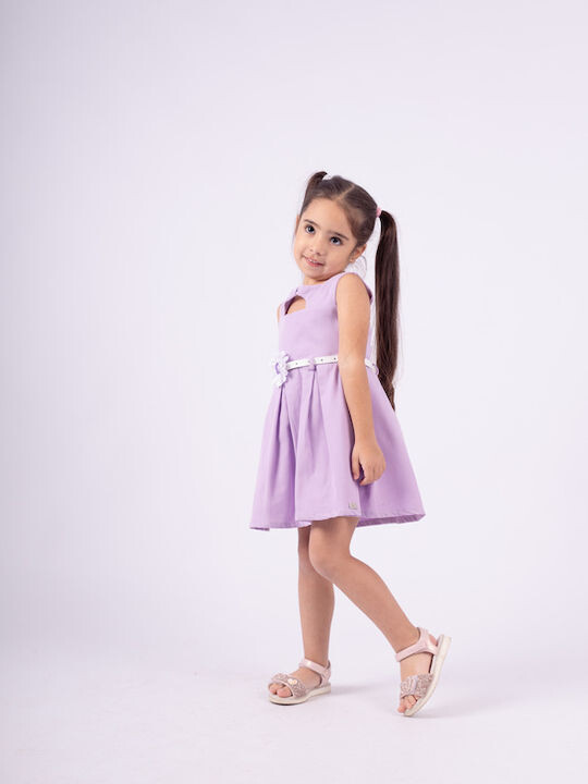 Εβίτα Παιδικό Φόρεμα Λιλά (lilac) 242206