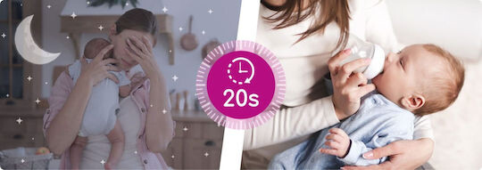 Mitec Baby Care Βραστήρας με Εξυπνη Λειτουργία Ψηφιακού Θερμού 1.3lt 700W 
